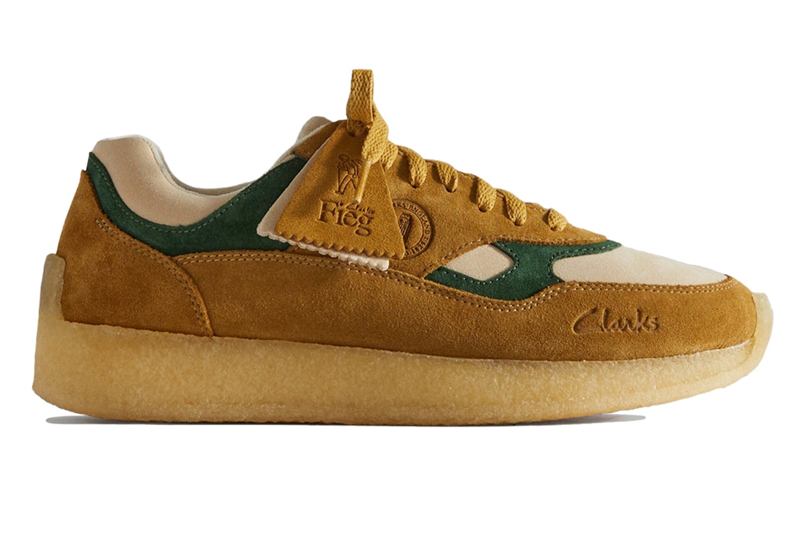 Pre-owned Clarks Lockhill Ronnie Fieg 8th Street Mustard In Mustard Seed