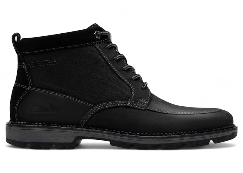Clarks Maplewalk Rise Waterproof Black Leather