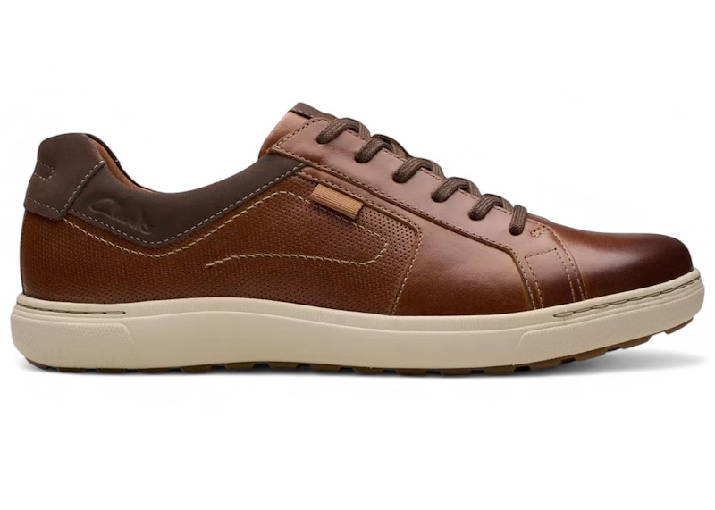 Clarks Mapstone Lace Tan Leather