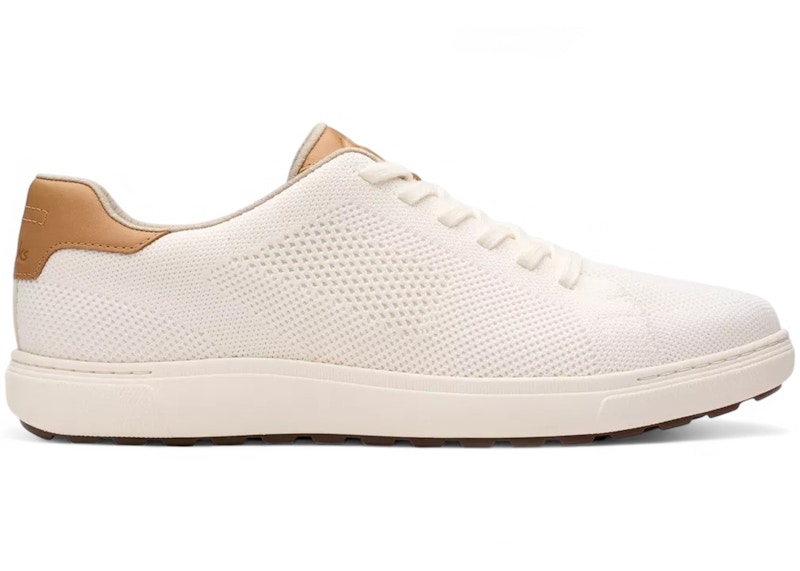 Clarks Mapstone Lace White Knit