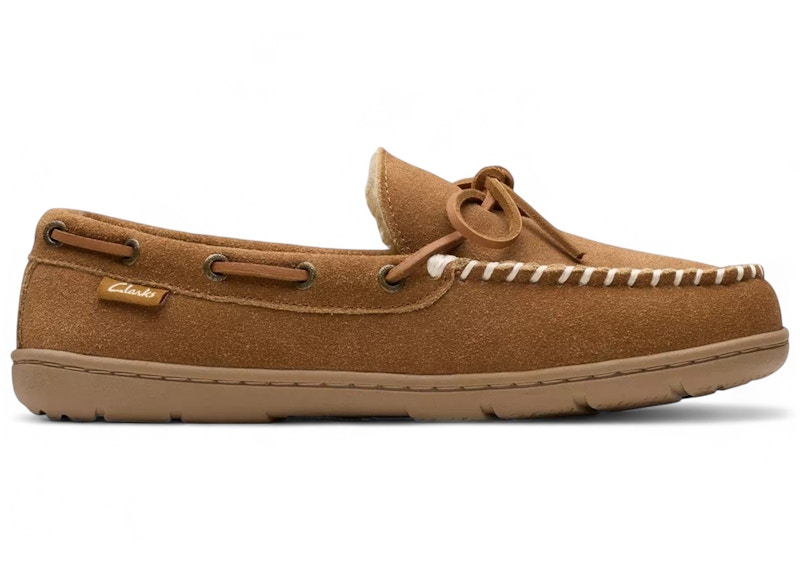 Clarks Michel Rise Slippers Cognac