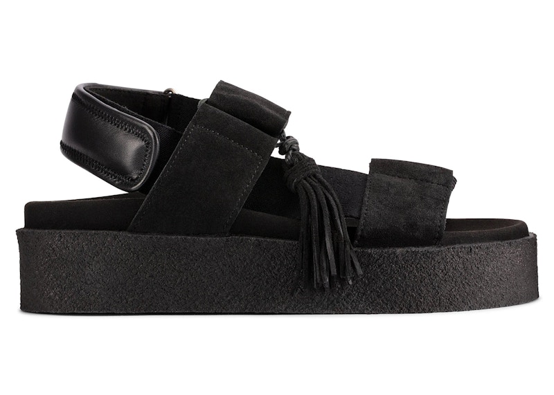 Pre-owned Clarks Originals Crepe Sandal (women's) Sneakers In Black