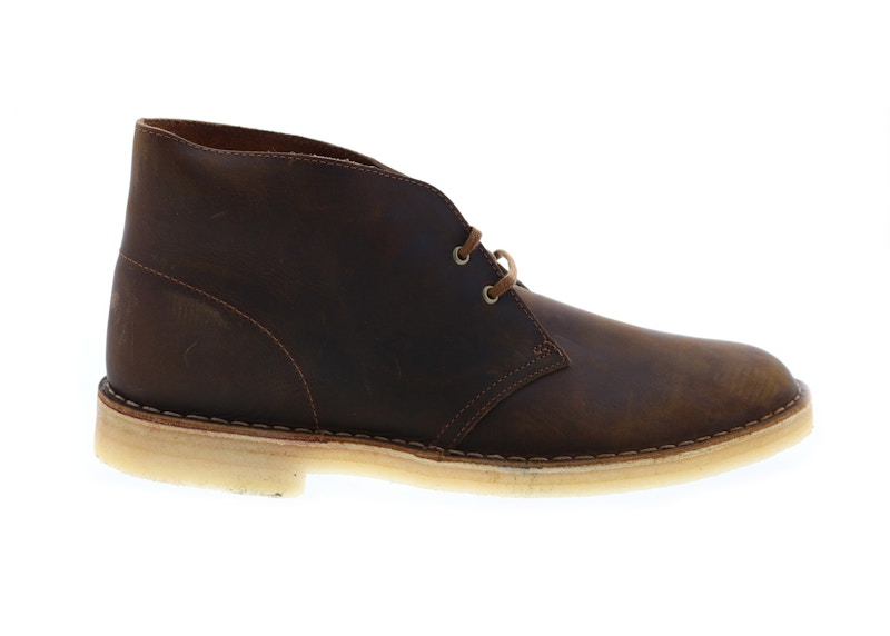 Pre-owned Clarks Men's Originals Desert Boot Sneakers In Beeswax In Brown