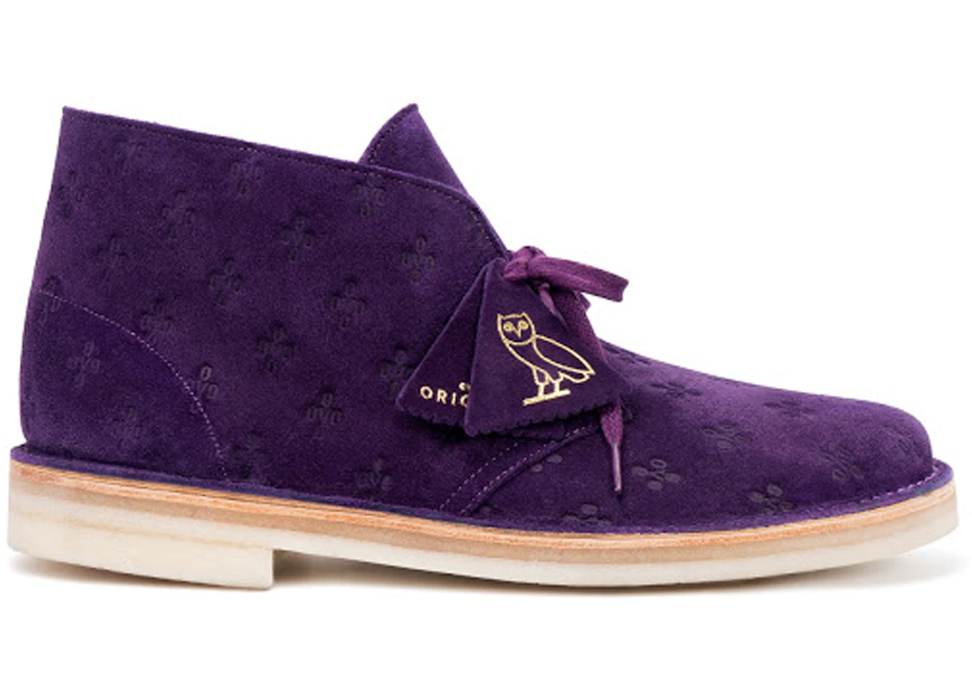 Purple clarks 2025 desert boots
