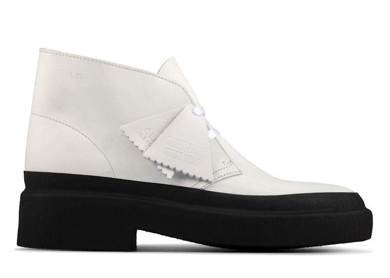 White on sale desert clarks