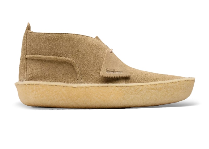 Clarks Originals Desert Rain Suede Dark Sand Men's - 26180625-NTL - US