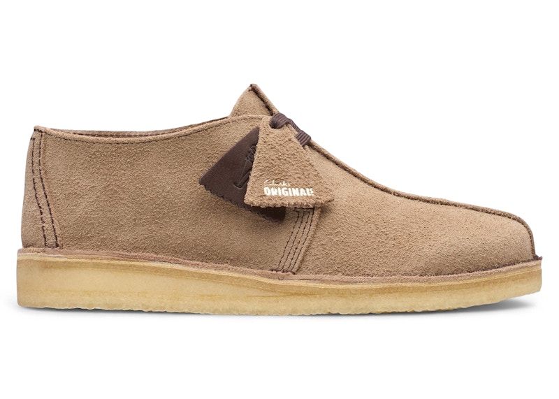 Pre-owned Clarks Men's Originals Desert Trek Suede Sneakers In Wolf In Gray