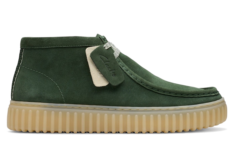 Clarks Originals Torhill Hi Dark Green Suede - 26178268