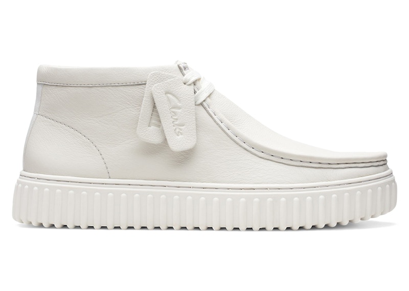 Clarks Originals Torhill Hi White Leather Men's - 26173662 - US