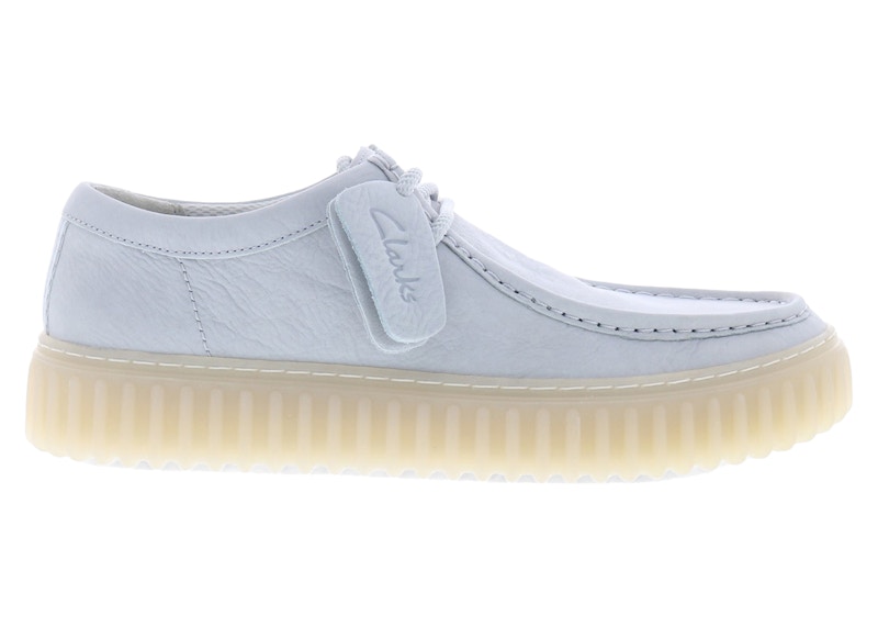 [美品]clarks トーヒル UK7.5/25.5cm Torhill Lo Clarks Originals Torhill Lo Off White Leather Men's