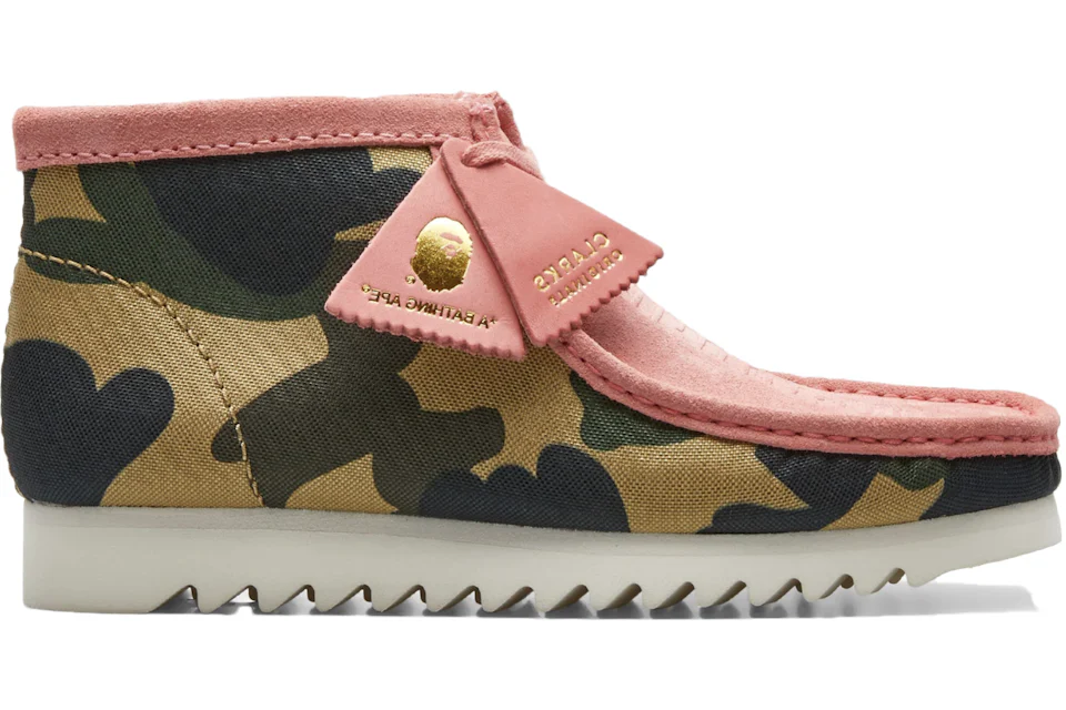 Clarks Originals Wallabee Bape Coral Combi