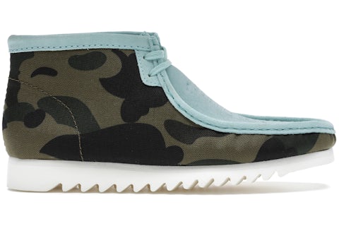 Clarks Originals Wallabee Bape Light Blue Combi Men's 26149862 US