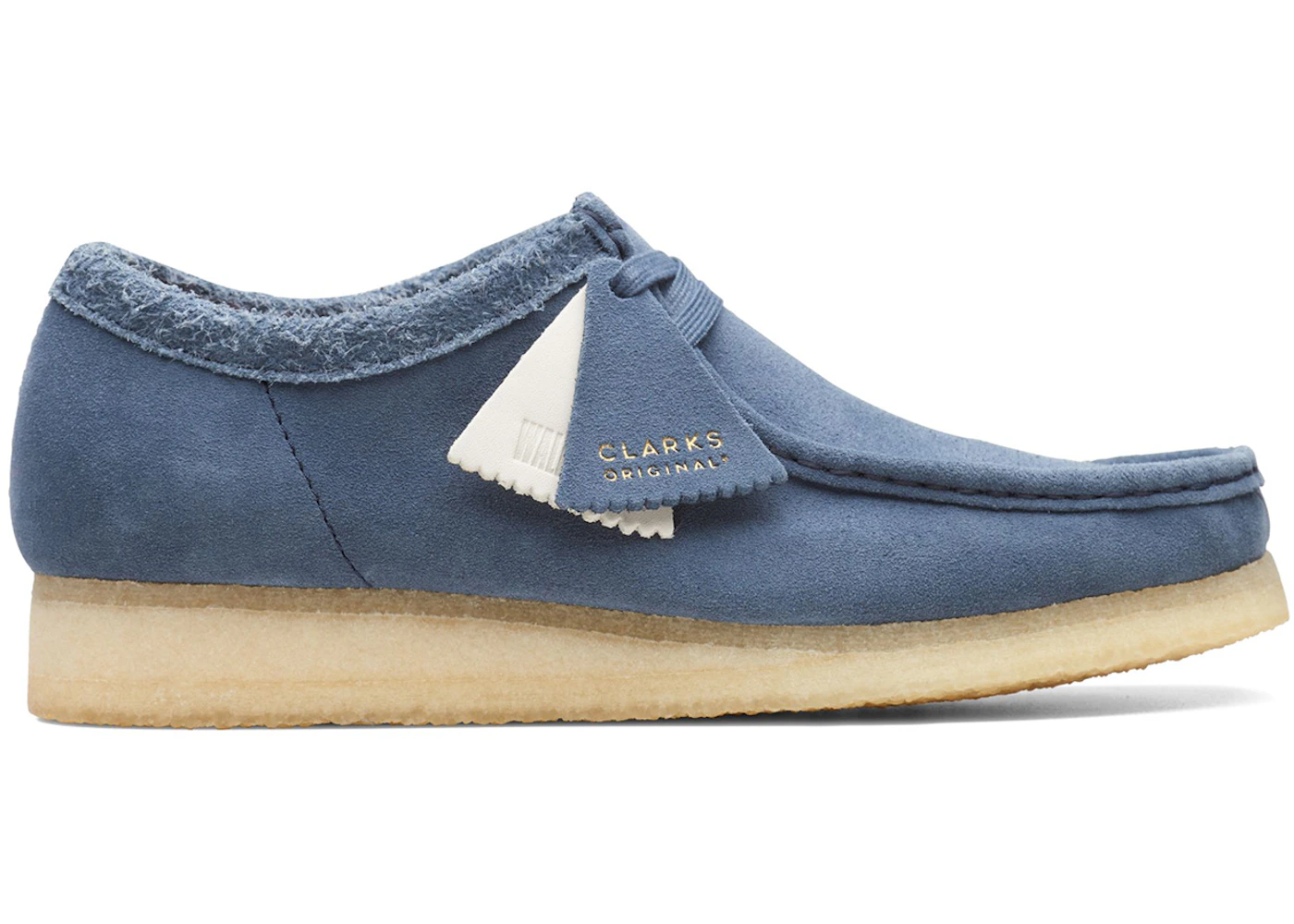 Clarks Originals Wallabee Blue Suede Men's - 26166306 - US