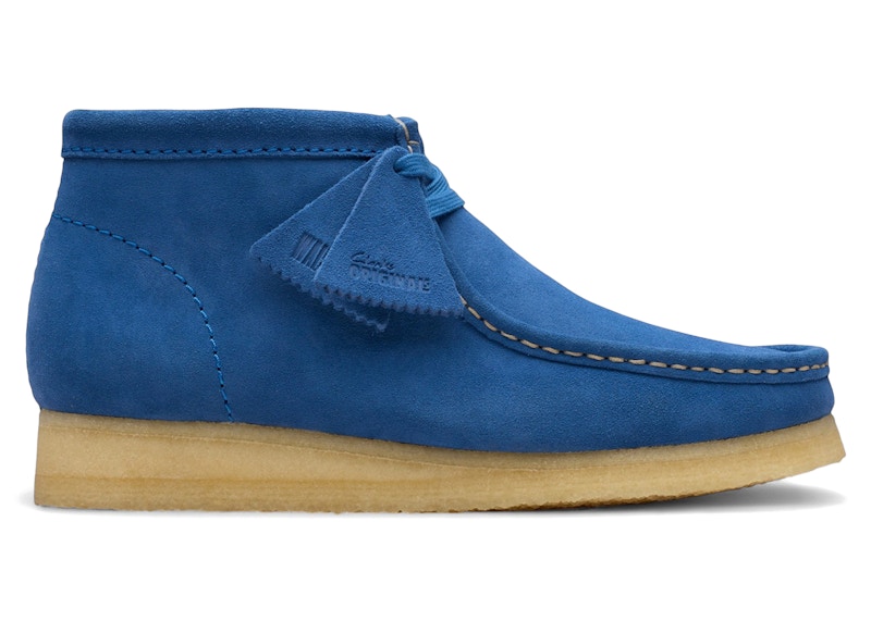 Clarks Originals Wallabee Boot Blue Suede - 26181134