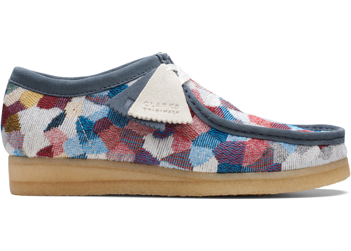 Clarks Originals Wallabee Boot Multicolour Textile Men's