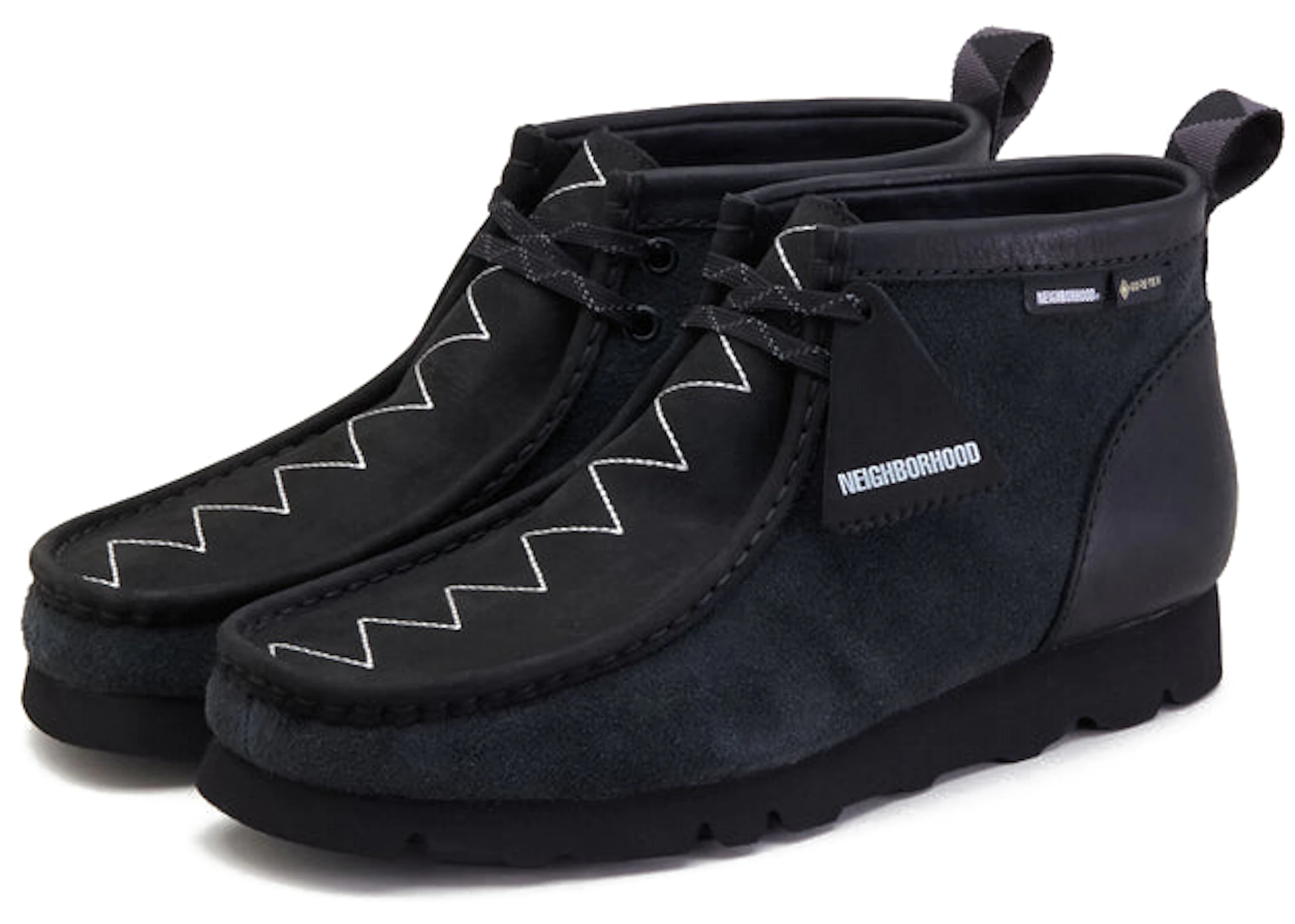 Clarks Wallabee Boots Gore-Tex Black - 221CLCLN-FW01 US