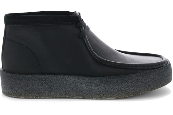 Clarks Originals Bota Copa Wallabee Cuero Negro