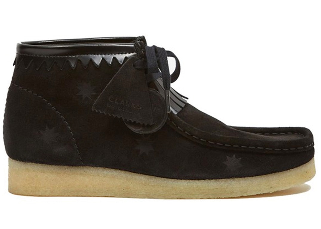 Pre-owned Clarks Originals Wallabee Cup Goodhood Black Suede Stars