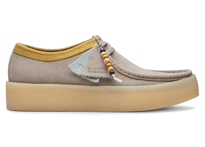 Pre-owned Clarks Men's  Originals Wallabee Cup Sneakers In Grey Stone