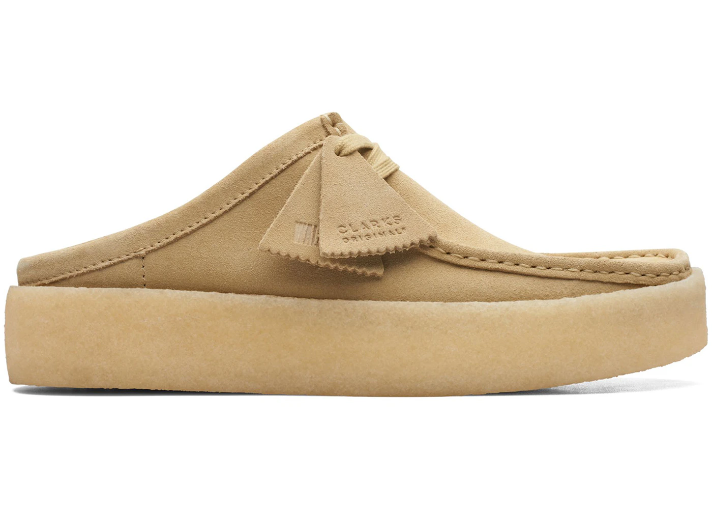 Clarks Originals Wallabee Cup Mule Maple Suede 男士- 26167286 TW