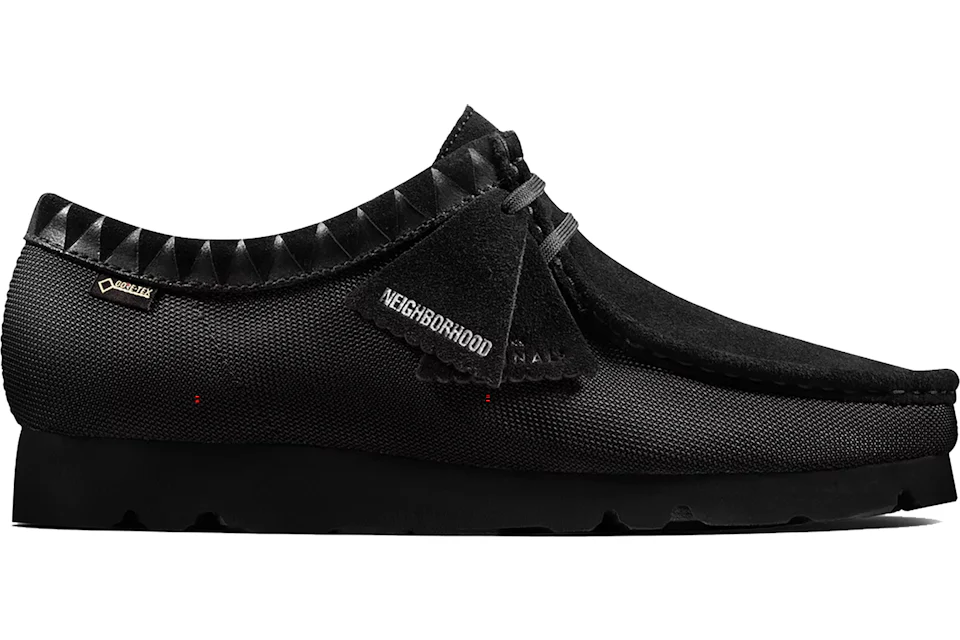 Clarks wallabee shop gore tex black