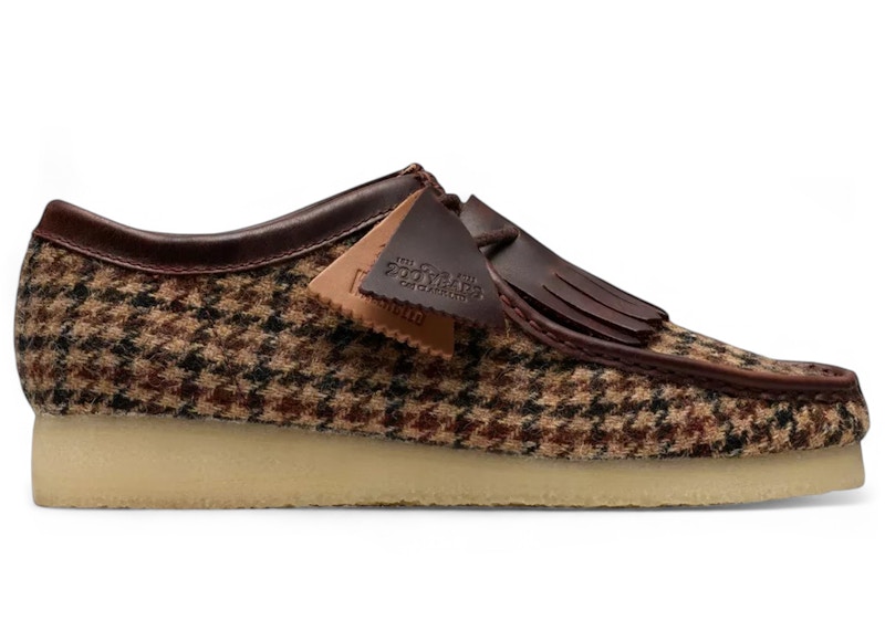 Clarks Originals Wallabee Harris Tweed Pack Brown Men's - 26182791