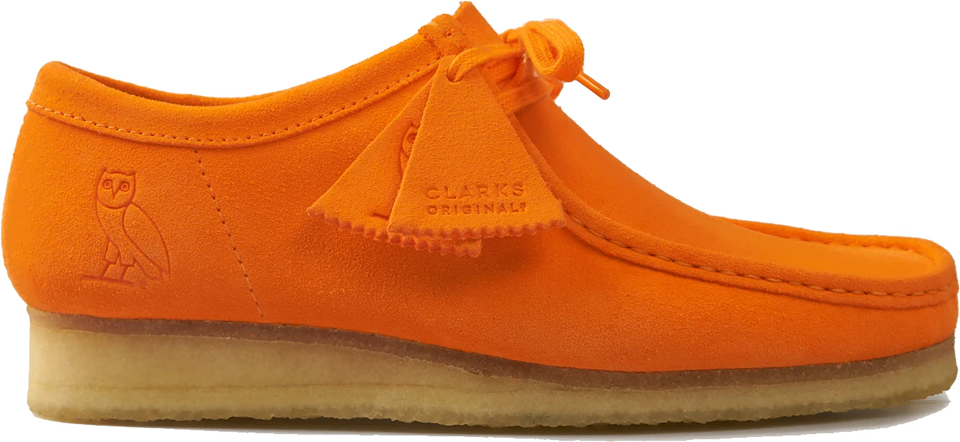 Octobers Very Own Clarks Wallabee Orange Suede US 10 OVO