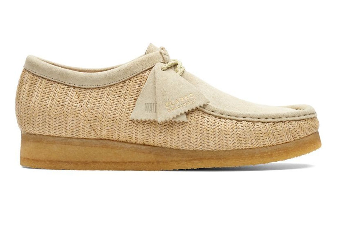 Pre-owned Clarks Originals Wallabee Natural Interest In Tan/natural Int