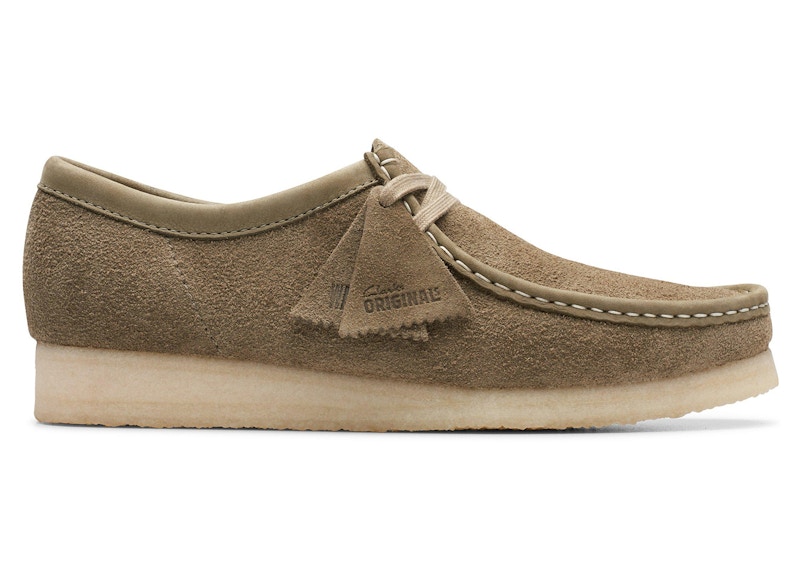 靴 Clarks Wallabee Khaki us 9 1/2 Clarks Originals - Wallabee Boot in Khaki and Green – gravitypope