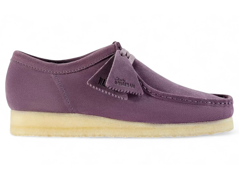 Clarks Originals Wallabee Plum Suede Men's - 26183759 - US