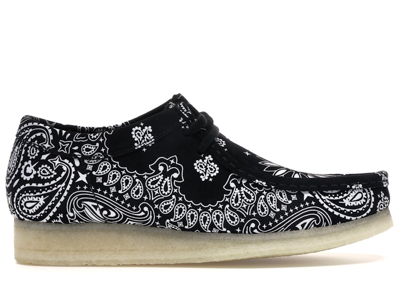 Supreme Clarks Bandana Wallabee Black | labiela.com