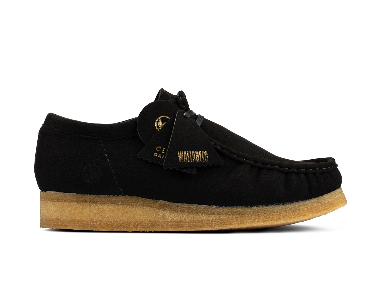 Clarks wallabees sale outlet black