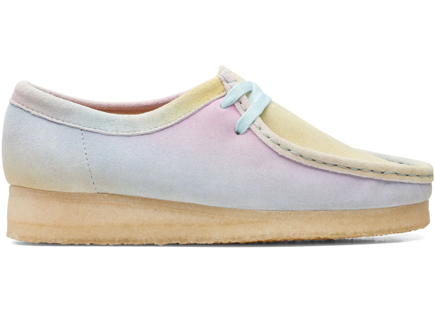 Clarks Originals Wallabee White Blue (Women's) - 26165563 - US