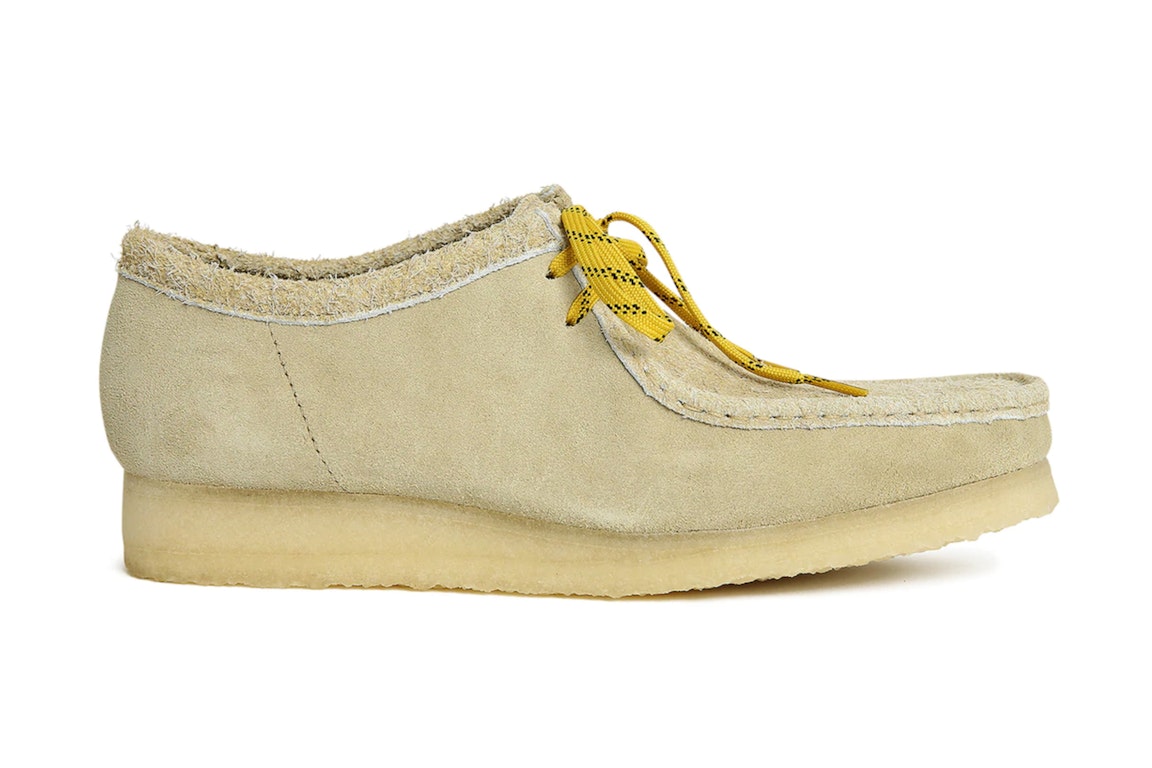 Pre-owned Clarks Originals Wallabee Thisisneverthat Maple In Maple/yellow