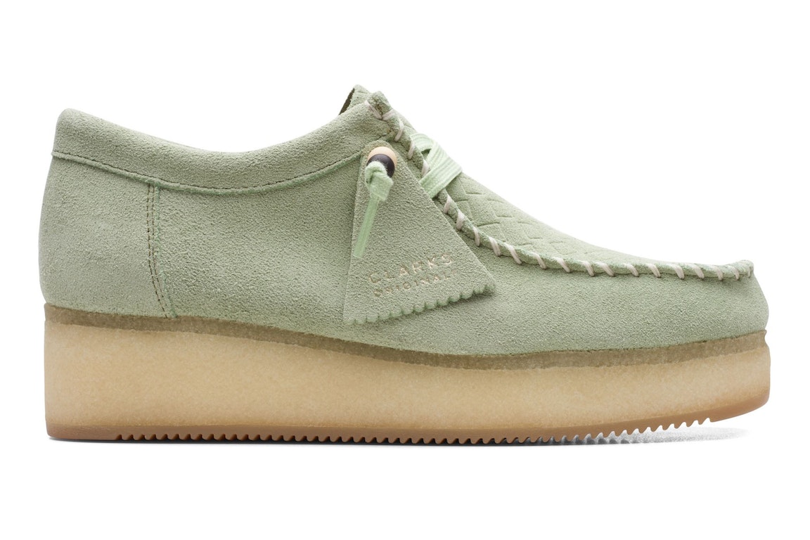 Pre-owned Clarks Originals Wallacraft Lo Pale Green (women's) In Green/pale Green