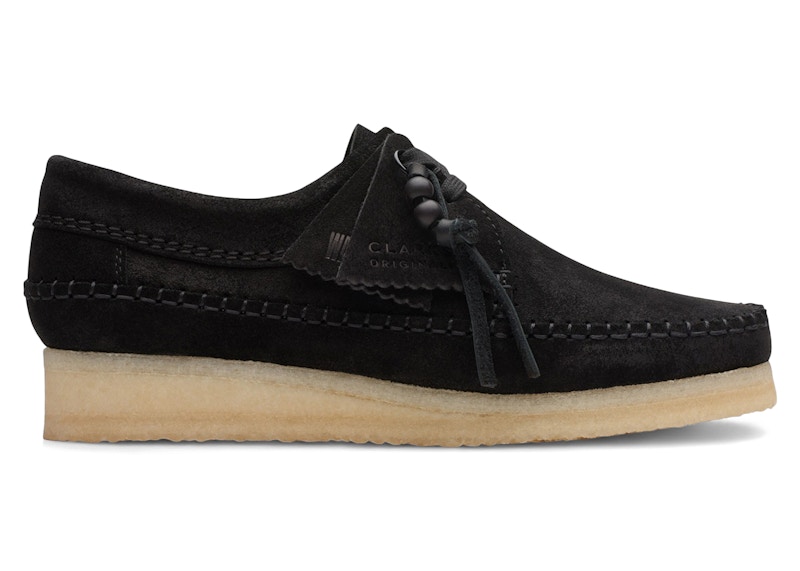 Clarks Originals Weaver Black Suede (Women's) - 26173255