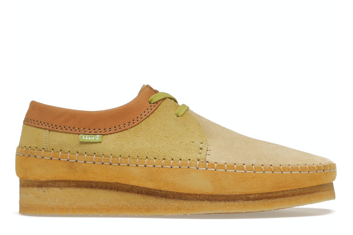 Pre-owned Clarks Originals Weaver Levi's Vintage Clothing Yellow In Pastel Yellow