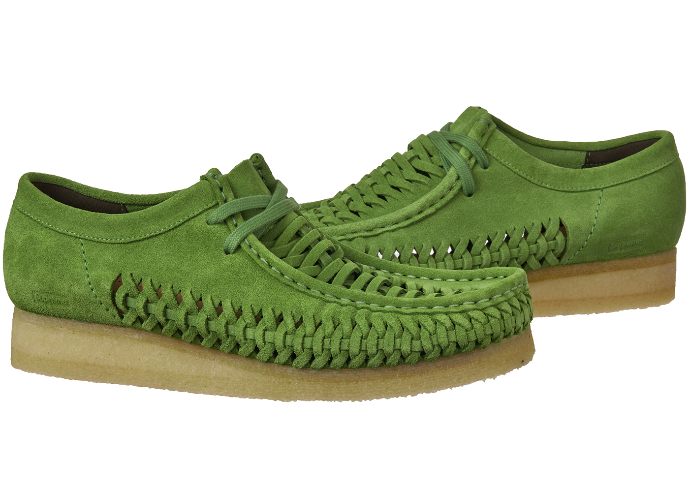 Clarks Originals Woven Wallabee Supreme Green Men's - Sneakers - US