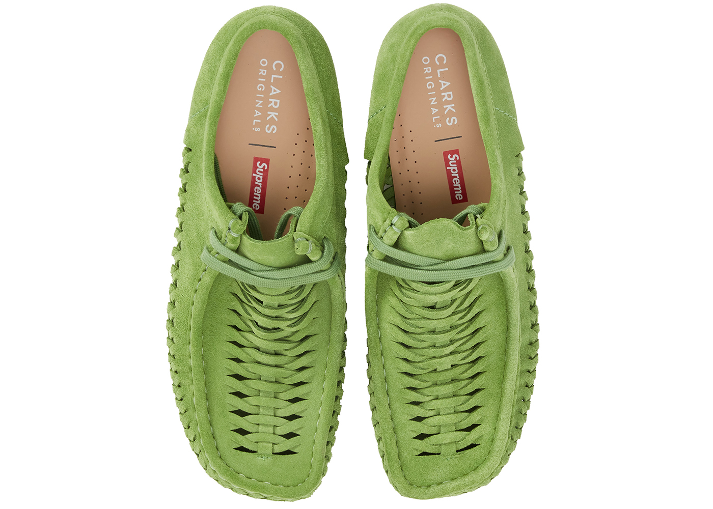 Clarks Originals Woven Wallabee Supreme Green Men's - Sneakers - GB