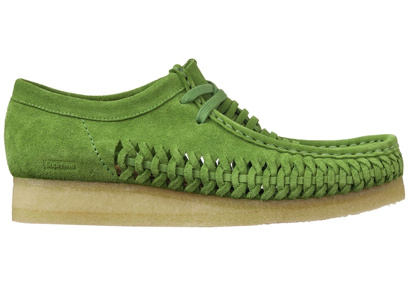 Clarks Originals Woven Wallabee Supreme Green Men's - Sneakers - GB