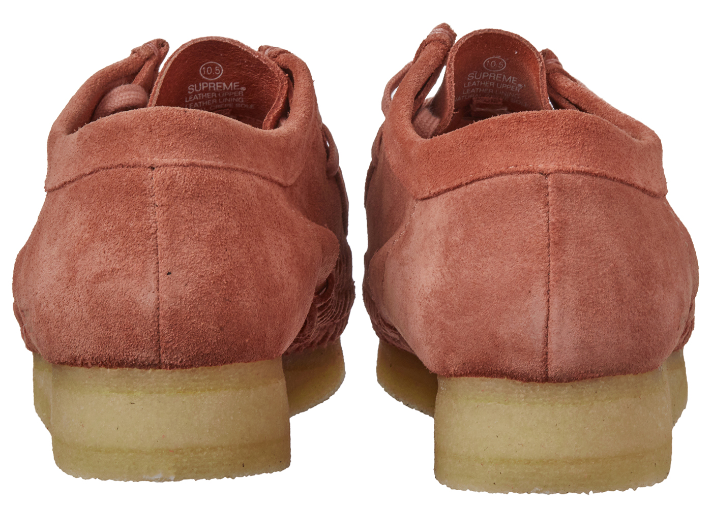 Clarks Originals Woven Wallabee Supreme Pink