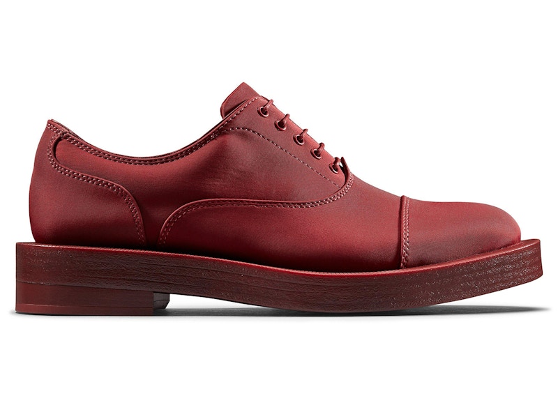 Pre-owned Clarks Men's  Oxford 2 Martine Rose Textile Sneakers In Ox Blood