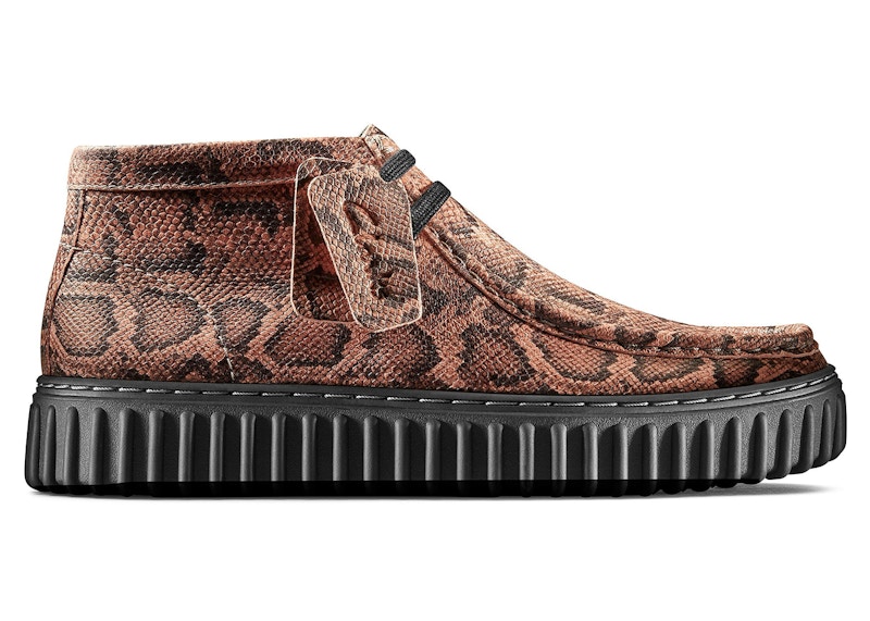 Martine Rose Torhill Hi Brown Crocodile Leather | Clarks