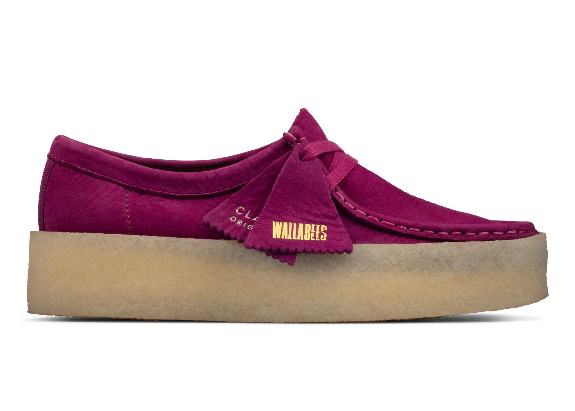 Clarks Wallabee Cup Berry Nubuck (Women's) - - CN