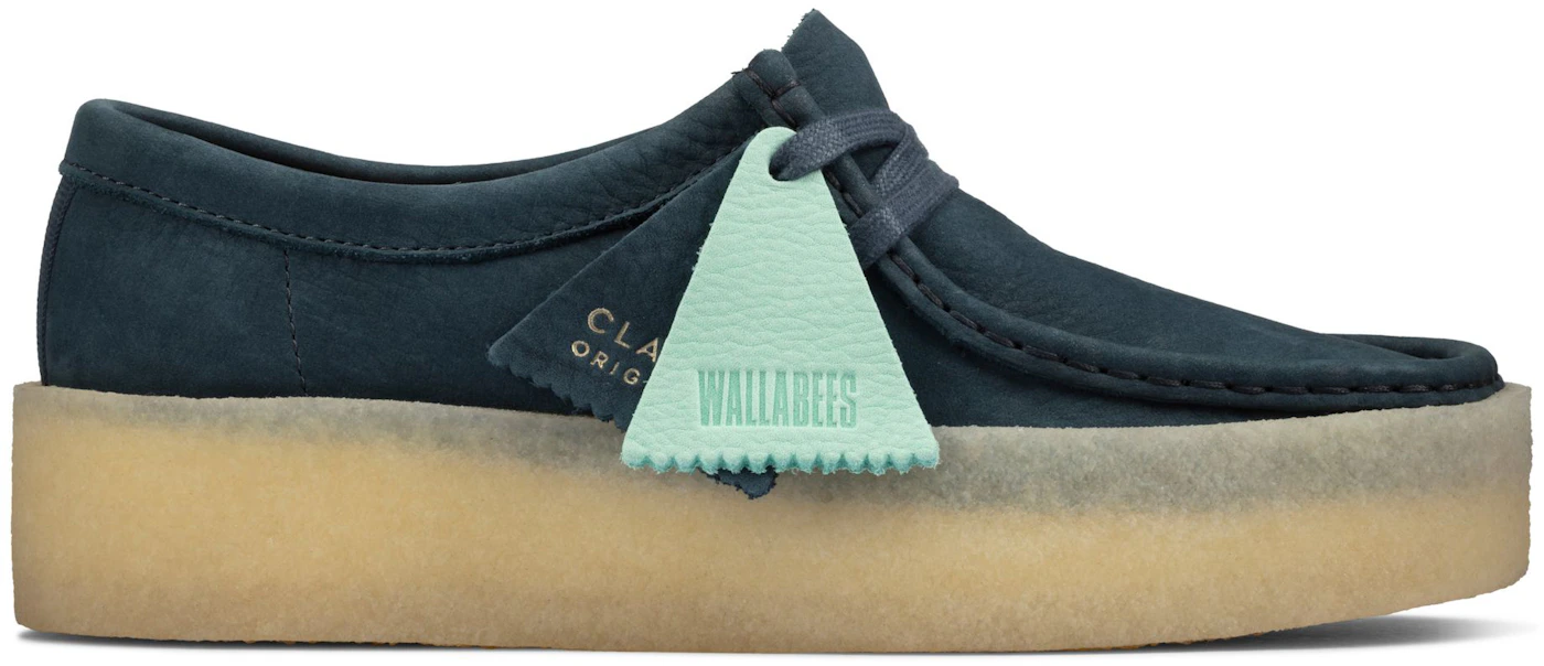 CLARKS ORIGINALS 'Wallabee' Vegan Moccasin Shoes in Grey