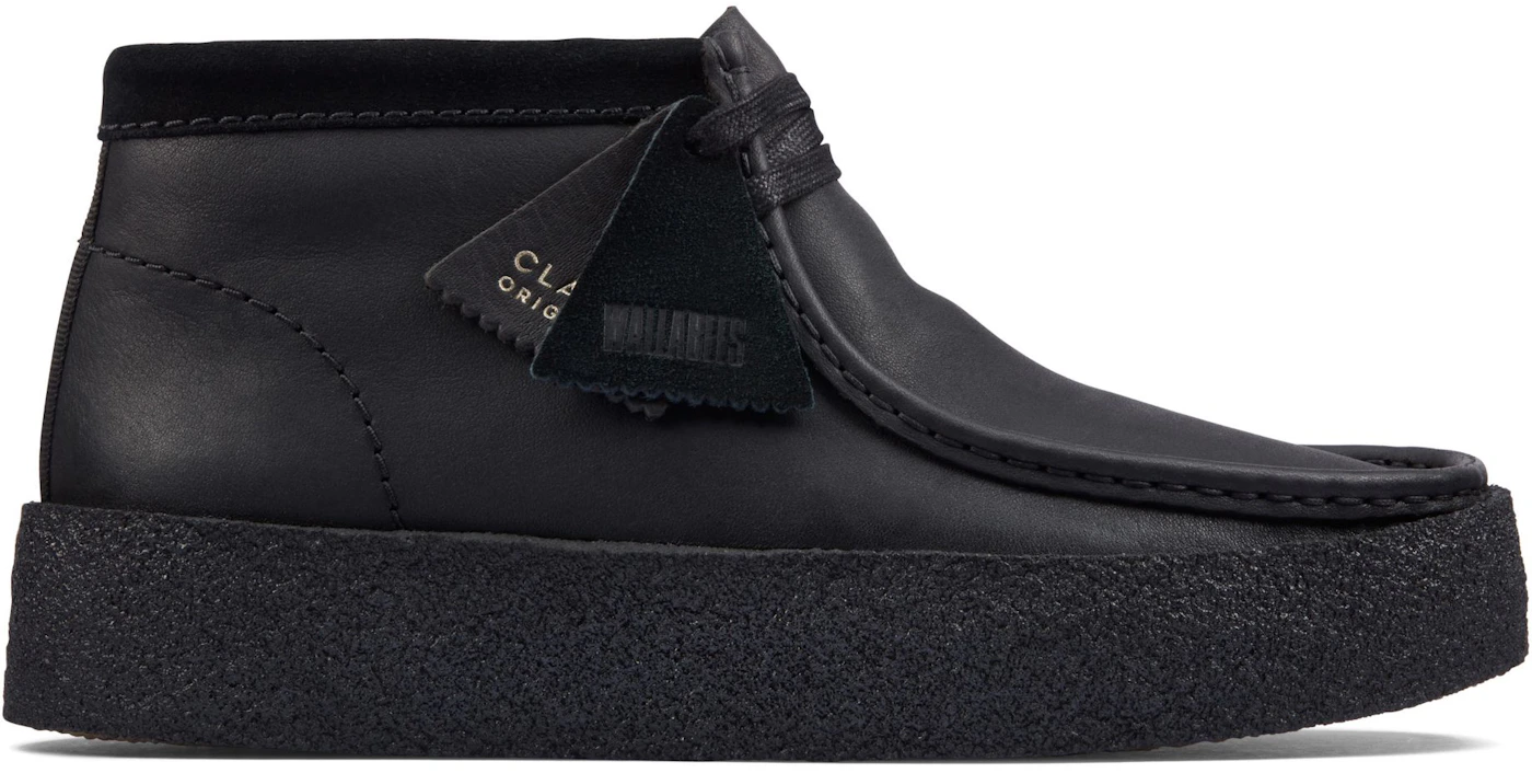 Clarks Wallabee Cup Bt Black Leather Men's - Sneakers - US