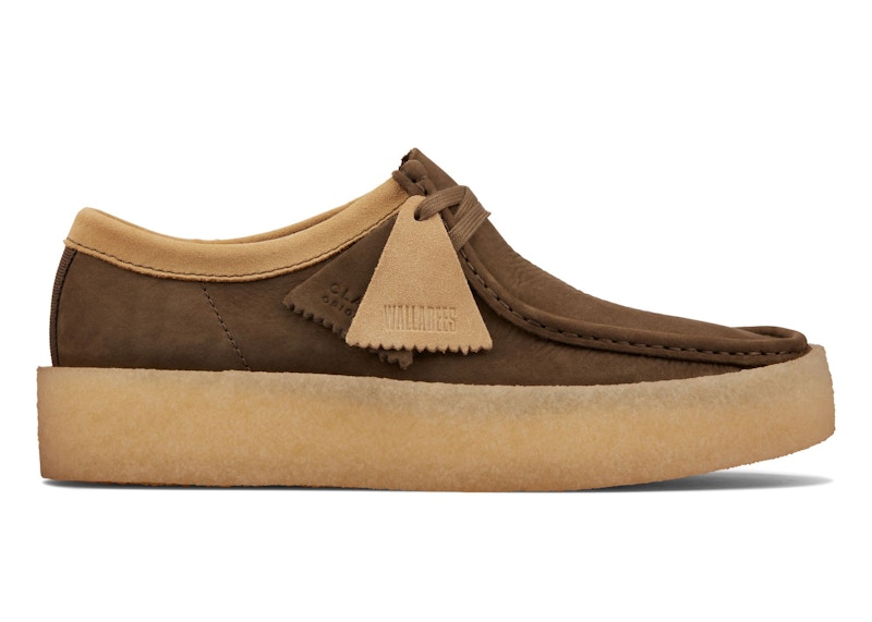 Dark sales green wallabees