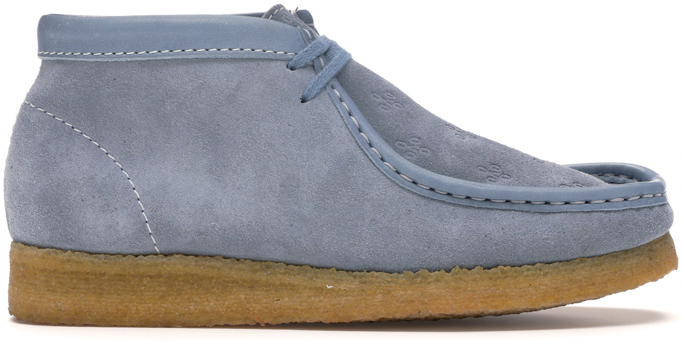 Clark Wallabees Blue And Cream Hot Sale, SAVE 54% 