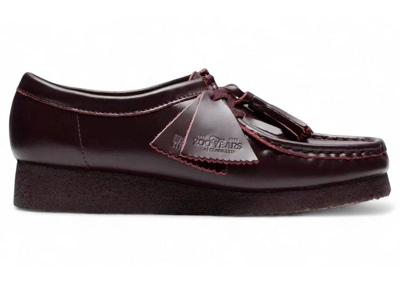 Clarks Wallabee Purple Grape Leather (Women's) - 26182744 - US