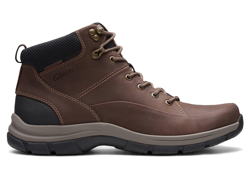 Clarks Walpath Mid Dark Brown Leather - 26174618